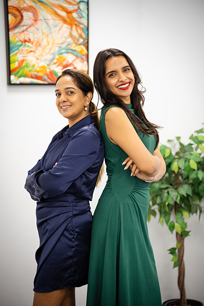 Ragini Nanhkoesingh and Rayenne Leysner